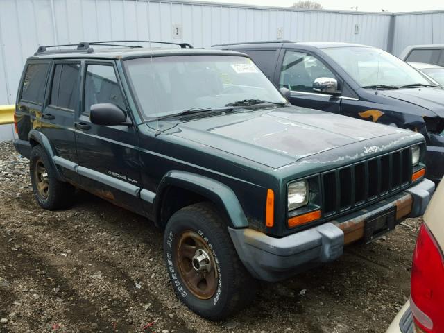 1J4FF68S6XL509028 - 1999 JEEP CHEROKEE S GREEN photo 1