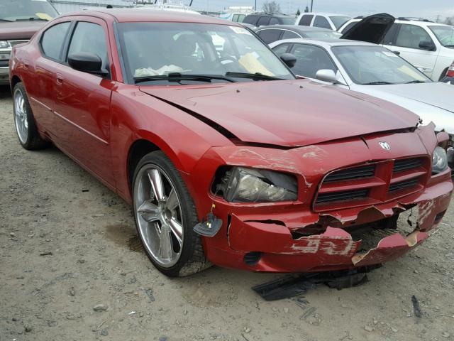 2B3KA43D89H523420 - 2009 DODGE CHARGER RED photo 1