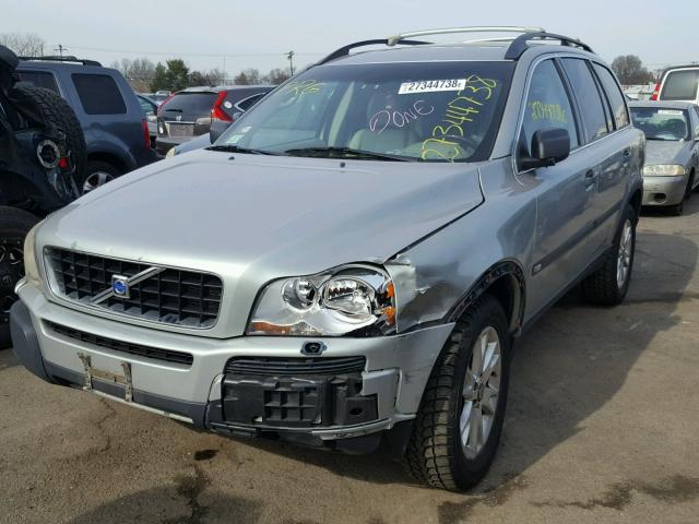 YV1CZ91H541060460 - 2004 VOLVO XC90 T6 GRAY photo 2