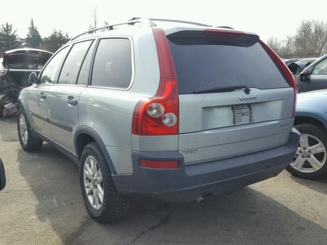 YV1CZ91H541060460 - 2004 VOLVO XC90 T6 GRAY photo 3