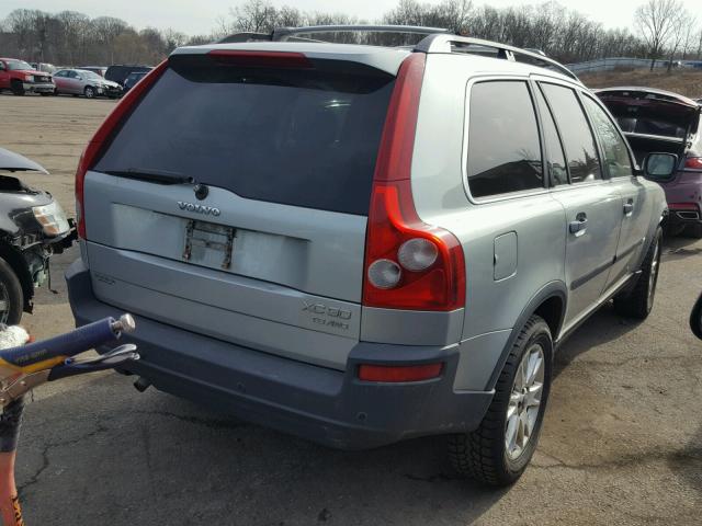 YV1CZ91H541060460 - 2004 VOLVO XC90 T6 GRAY photo 4