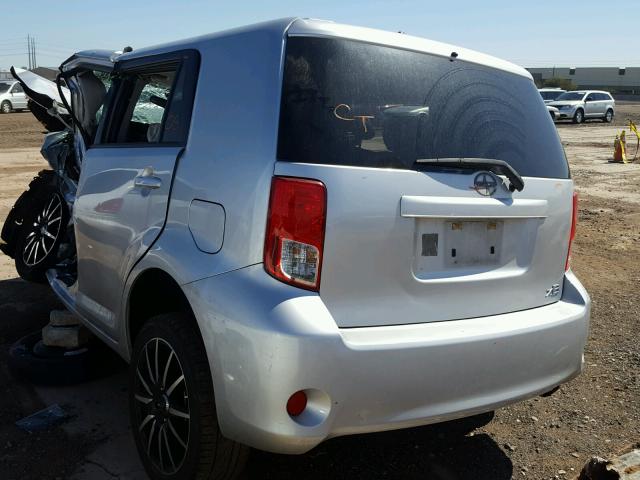 JTLZE4FE3CJ000810 - 2012 TOYOTA SCION XB ვერცხლისფერი ფოტო 3
