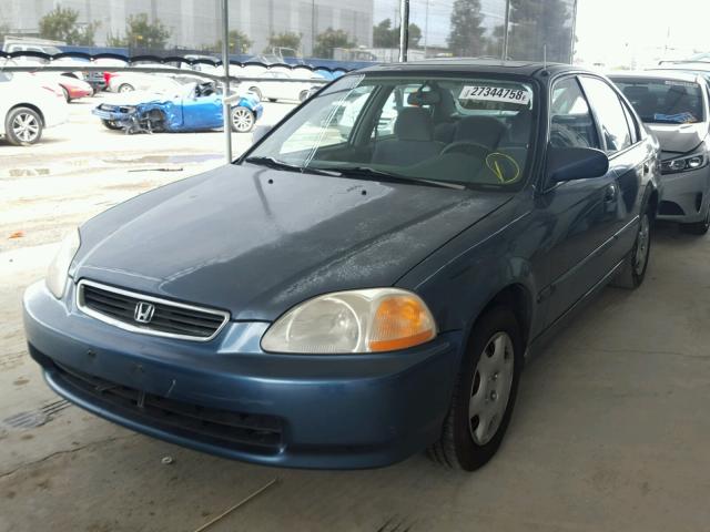 2HGEJ8643WH612145 - 1998 HONDA CIVIC EX BLUE photo 2