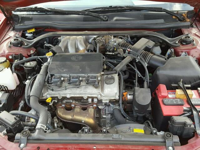 2T1FF22P01C456814 - 2001 TOYOTA CAMRY SOLA RED photo 7