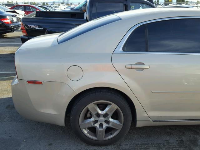 1G1ZH57B49F212617 - 2009 CHEVROLET MALIBU 1LT 金色 照片 10