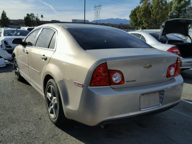 1G1ZH57B49F212617 - 2009 CHEVROLET MALIBU 1LT GOLD photo 3