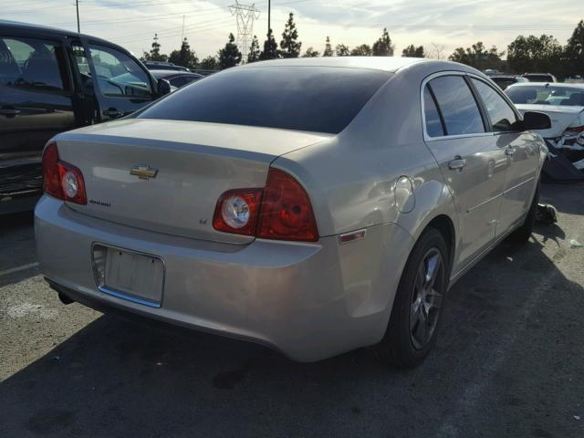 1G1ZH57B49F212617 - 2009 CHEVROLET MALIBU 1LT GOLD photo 4