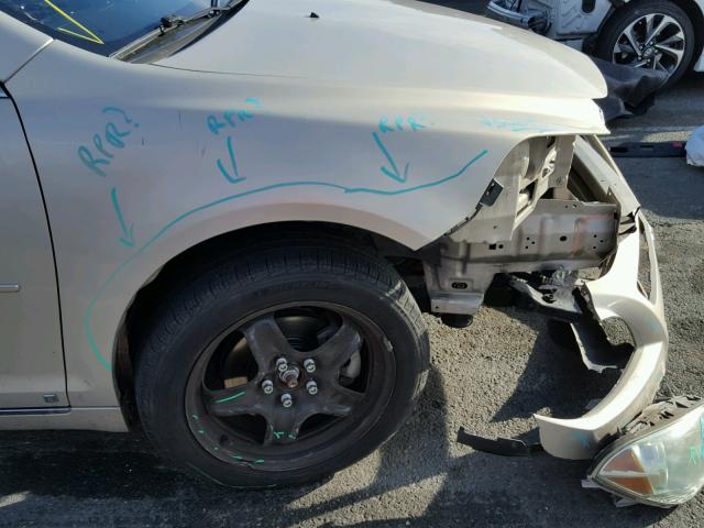 1G1ZH57B49F212617 - 2009 CHEVROLET MALIBU 1LT 金色 照片 9