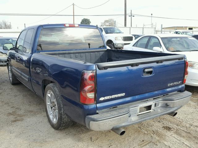 1GCEC19V54Z168283 - 2004 CHEVROLET SILVERADO BLUE photo 3