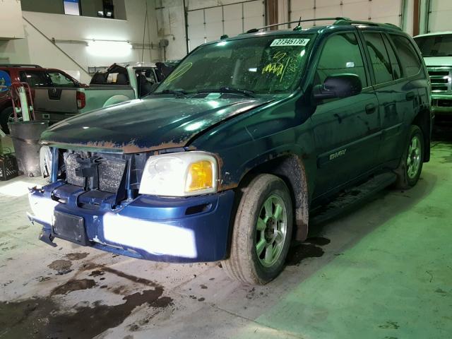 1GKDT13S352148056 - 2005 GMC ENVOY BLUE photo 2