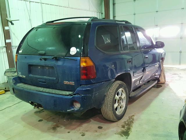 1GKDT13S352148056 - 2005 GMC ENVOY BLUE photo 4