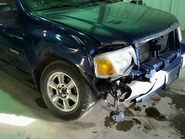 1GKDT13S352148056 - 2005 GMC ENVOY BLUE photo 9