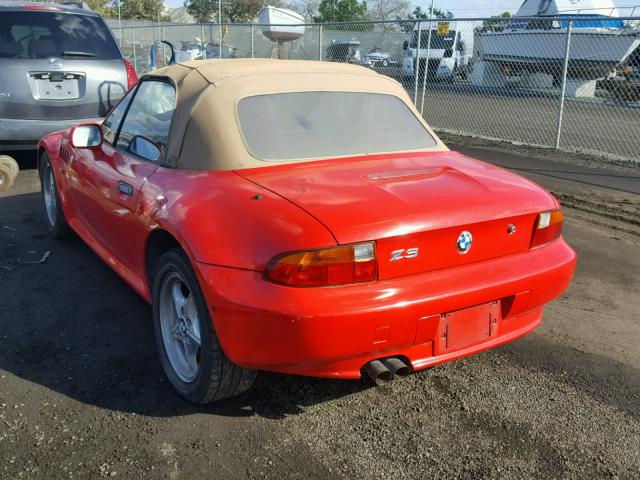 4USCH9331XLG00631 - 1999 BMW Z3 2.3 RED photo 3