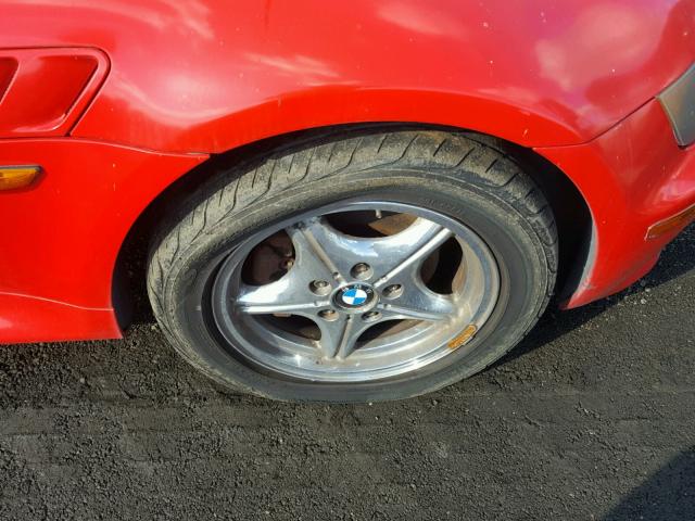 4USCH9331XLG00631 - 1999 BMW Z3 2.3 RED photo 9