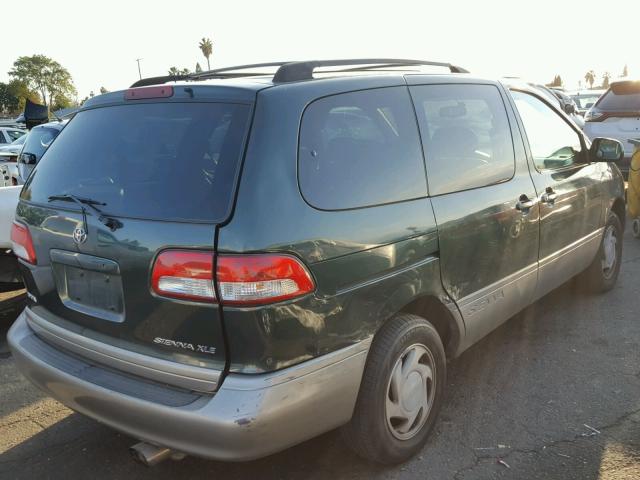 4T3ZF13C62U471649 - 2002 TOYOTA SIENNA LE GREEN photo 4