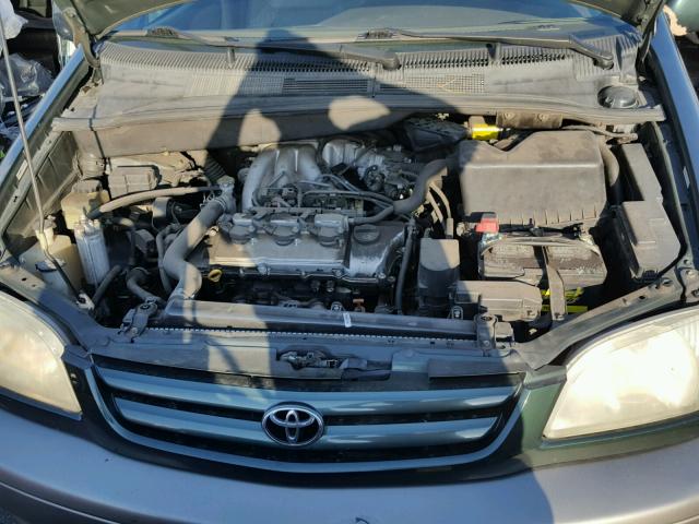 4T3ZF13C62U471649 - 2002 TOYOTA SIENNA LE GREEN photo 7