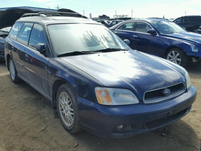 4S3BH635337305760 - 2003 SUBARU LEGACY L BLUE photo 1