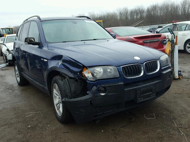 WBXPA93404WA60285 - 2004 BMW X3 3.0I BLUE photo 1