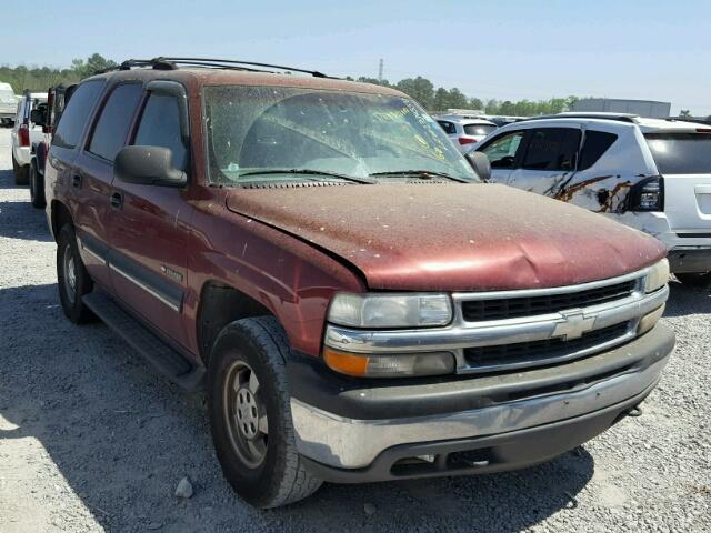 1GNEC13T71J179679 - 2001 CHEVROLET TAHOE C150 BURGUNDY photo 1