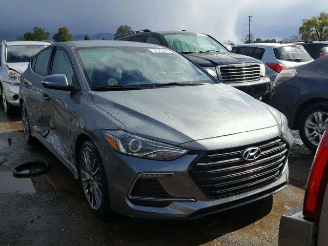 KMHD04LB4HU328544 - 2017 HYUNDAI ELANTRA SP GRAY photo 1