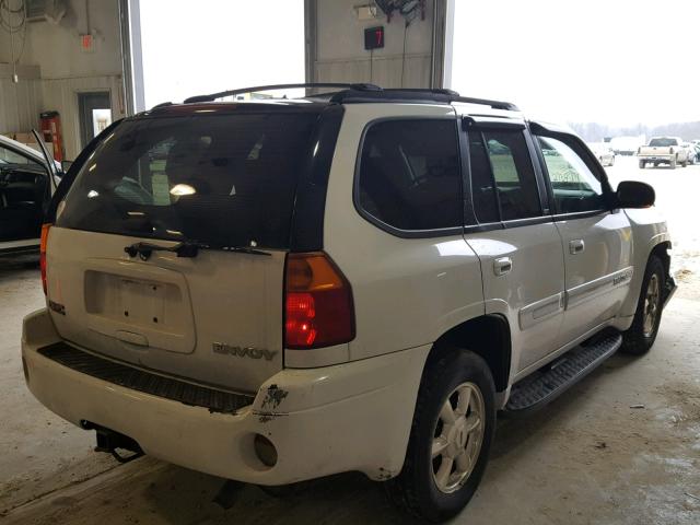 1GKDT13S122400253 - 2002 GMC ENVOY WHITE photo 4