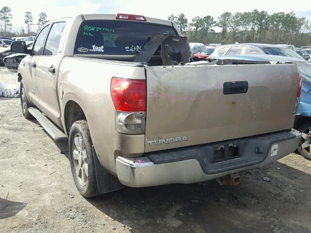 5TBEV54187S462586 - 2007 TOYOTA TUNDRA CRE GOLD photo 3