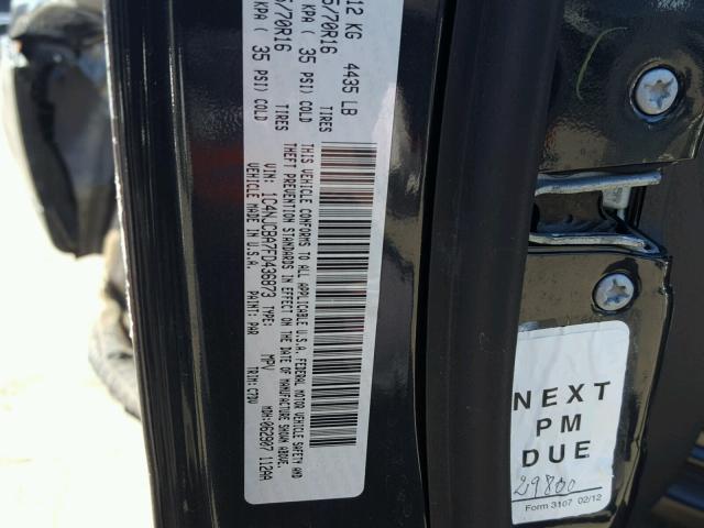 1C4NJCBA7FD436873 - 2015 JEEP COMPASS SP BLUE photo 10