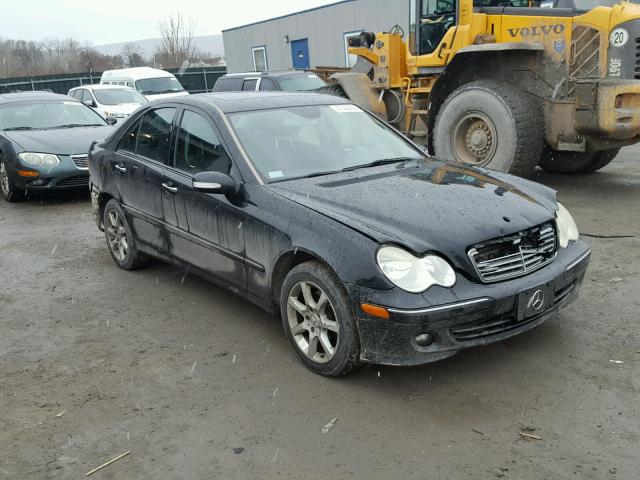 WDBRF92H47F934746 - 2007 MERCEDES-BENZ C 280 4MAT BLACK photo 1