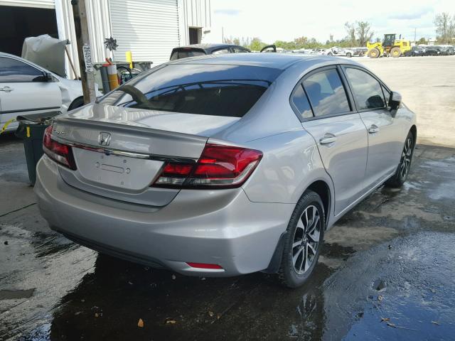 19XFB2F8XFE051888 - 2015 HONDA CIVIC EX ვერცხლისფერი ფოტო 4