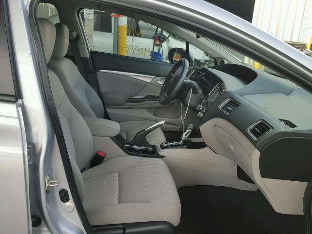 19XFB2F8XFE051888 - 2015 HONDA CIVIC EX ვერცხლისფერი ფოტო 5