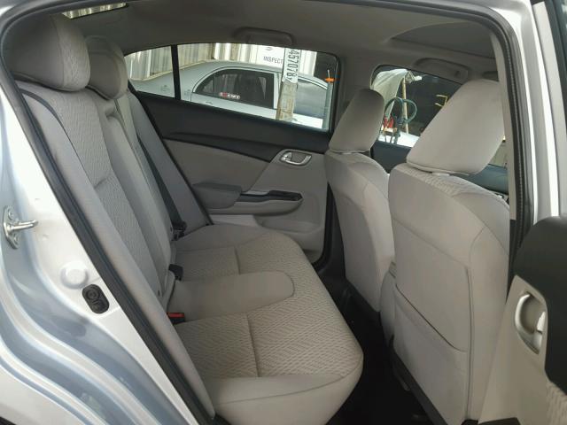 19XFB2F8XFE051888 - 2015 HONDA CIVIC EX ვერცხლისფერი ფოტო 6