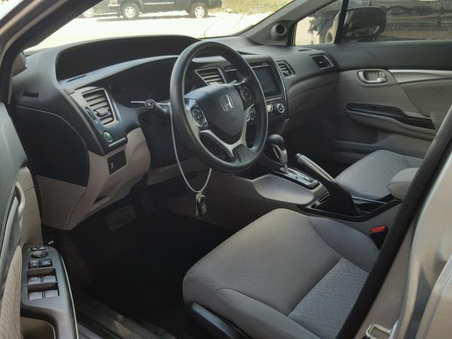 19XFB2F8XFE051888 - 2015 HONDA CIVIC EX ვერცხლისფერი ფოტო 9