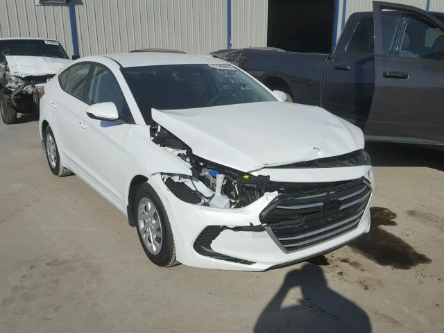 5NPD74LF7JH215643 - 2018 HYUNDAI ELANTRA SE WHITE photo 1