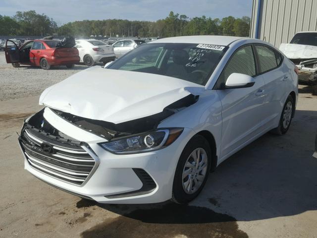 5NPD74LF7JH215643 - 2018 HYUNDAI ELANTRA SE WHITE photo 2