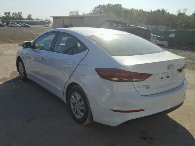 5NPD74LF7JH215643 - 2018 HYUNDAI ELANTRA SE WHITE photo 3