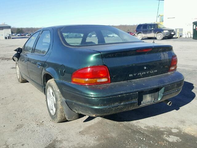 1B3EJ46X2WN108678 - 1998 DODGE STRATUS GREEN photo 3