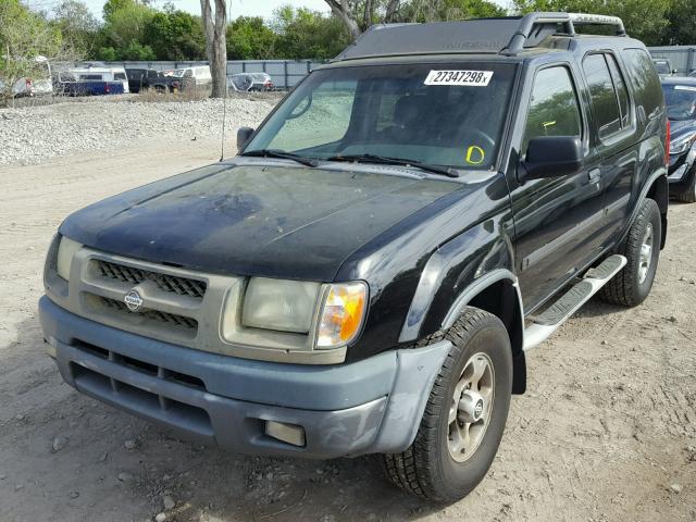 5N1ED28T81C579450 - 2001 NISSAN XTERRA XE BLACK photo 2