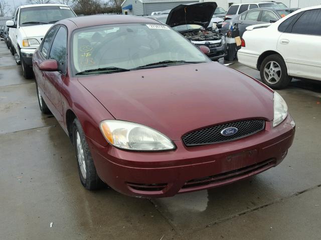 1FAHP56S75A254851 - 2005 FORD TAURUS SEL MAROON photo 1