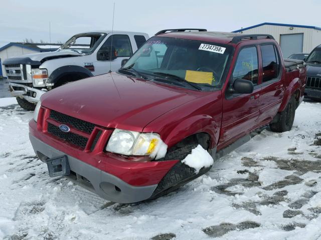 1FMZU77E23UC31450 - 2003 FORD EXPLORER S RED photo 2