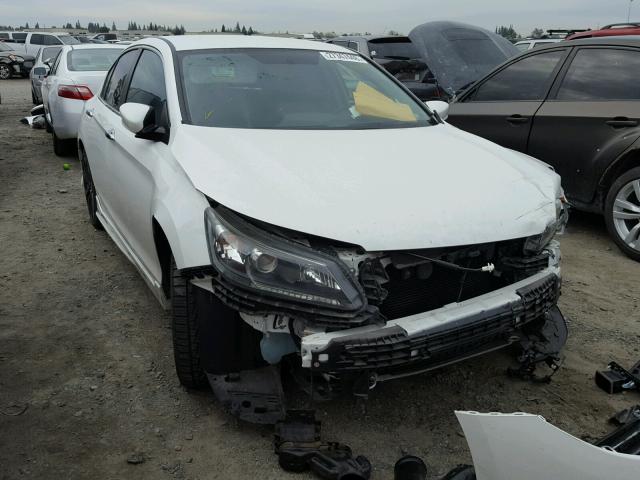 1HGCR2F50EA261388 - 2014 HONDA ACCORD SPO WHITE photo 1