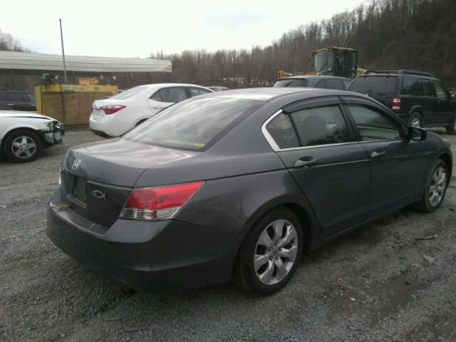 1HGCP26758A145969 - 2008 HONDA ACCORD EX CHARCOAL photo 4