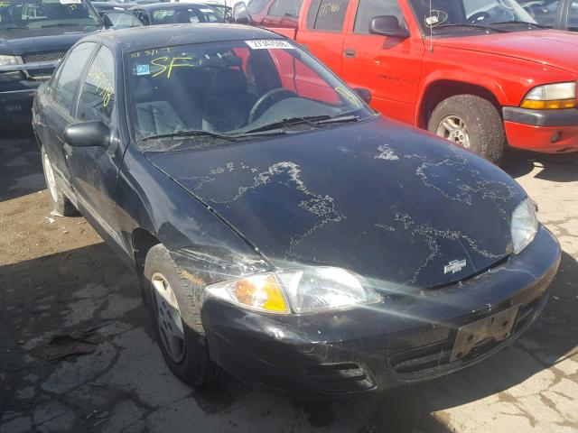 1G1JC524927258108 - 2002 CHEVROLET CAVALIER B BLACK photo 1