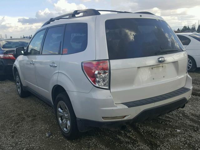 JF2SH63659H703422 - 2009 SUBARU FORESTER 2 WHITE photo 3