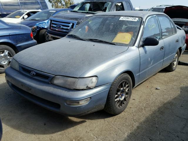 1NXBB02E5TZ397550 - 1996 TOYOTA COROLLA DX BLUE photo 2