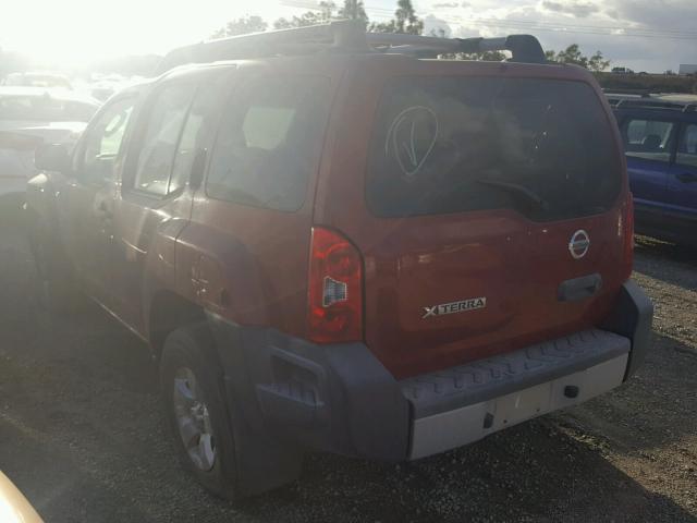 5N1AN08U59C512499 - 2009 NISSAN XTERRA OFF MAROON photo 3