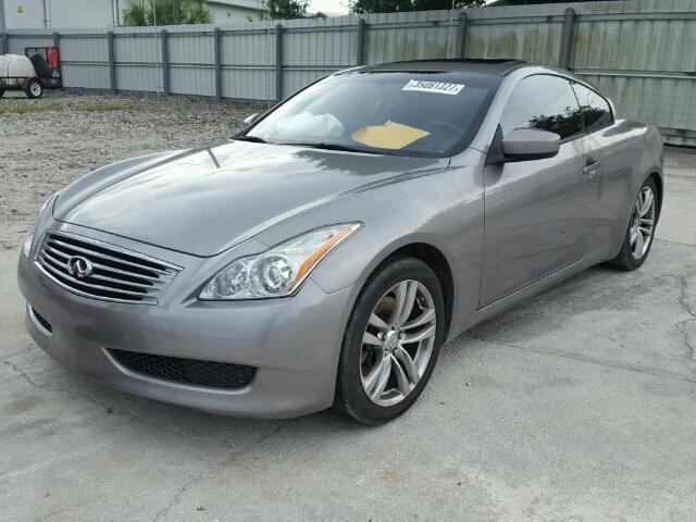 JNKCV64E78M102440 - 2008 INFINITI G37 BASE GRAY photo 2