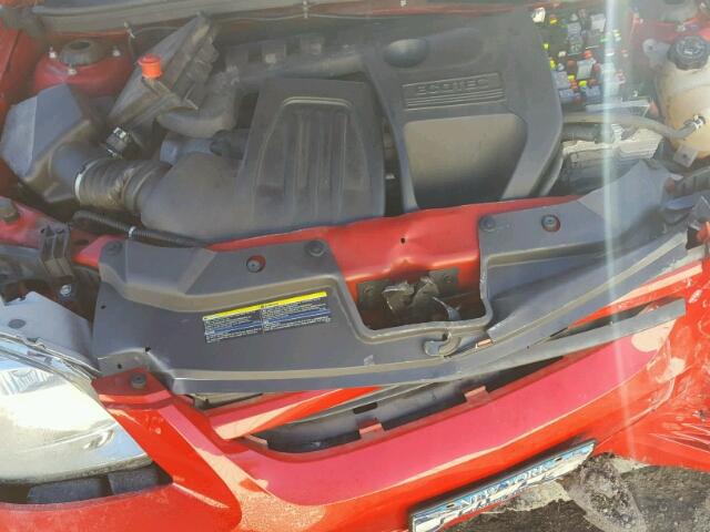 1G1AF5F57A7191419 - 2010 CHEVROLET COBALT 2LT RED photo 7