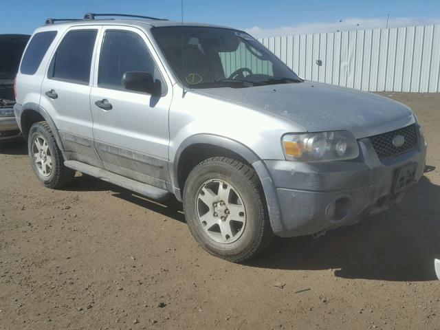 1FMYU93125KB42261 - 2005 FORD ESCAPE XLT SILVER photo 1