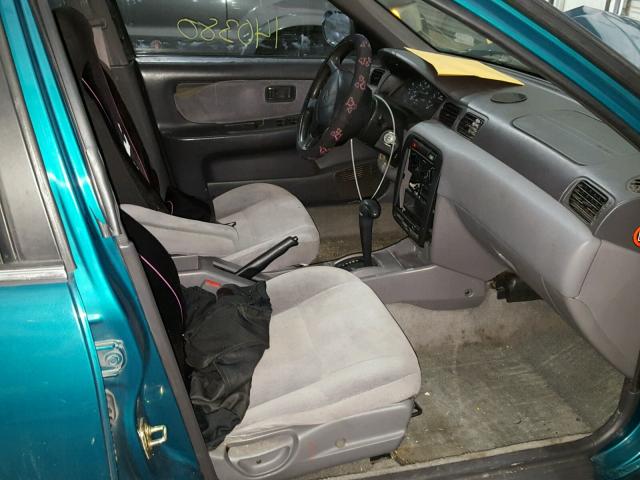 1N4AB41D4TC799796 - 1996 NISSAN SENTRA E TEAL photo 5