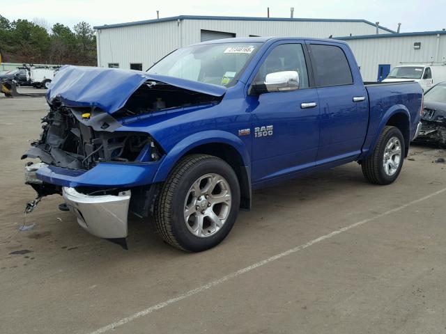 1C6RR7NT9FS600660 - 2015 RAM 1500 LARAM BLUE photo 2